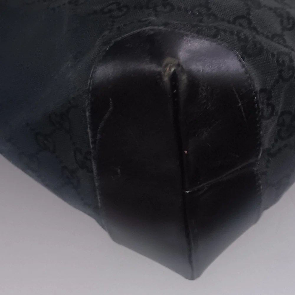 Gucci GG PREOWNED Tote Bag Gucci Monogram Black Tote Bag - Picture 7 of 7